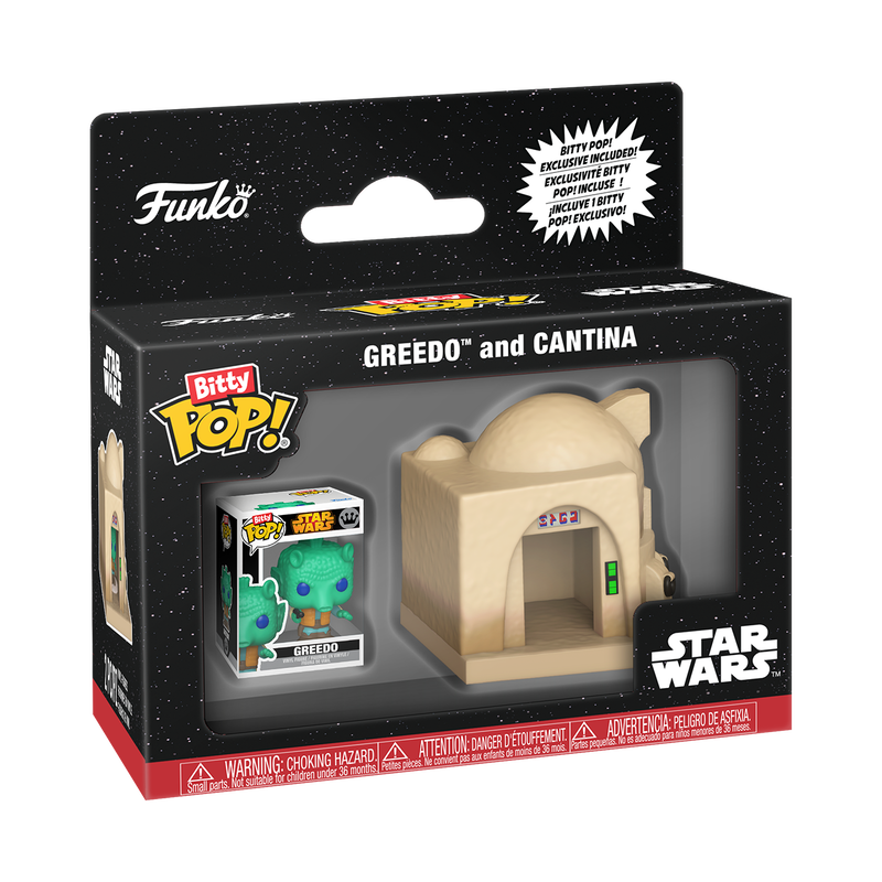 STAR WARS - Greedo & Cantina Funko Bitty Pop! Town