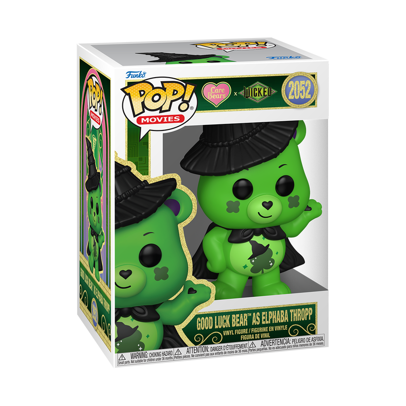 CARE BEARS X WICKED - Good Luck Bear As Elphaba Thropp #2052 Funko Pop!