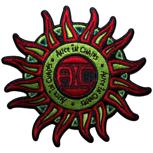 ALICE IN CHAINS - Sun Logo Colour Woven Patch