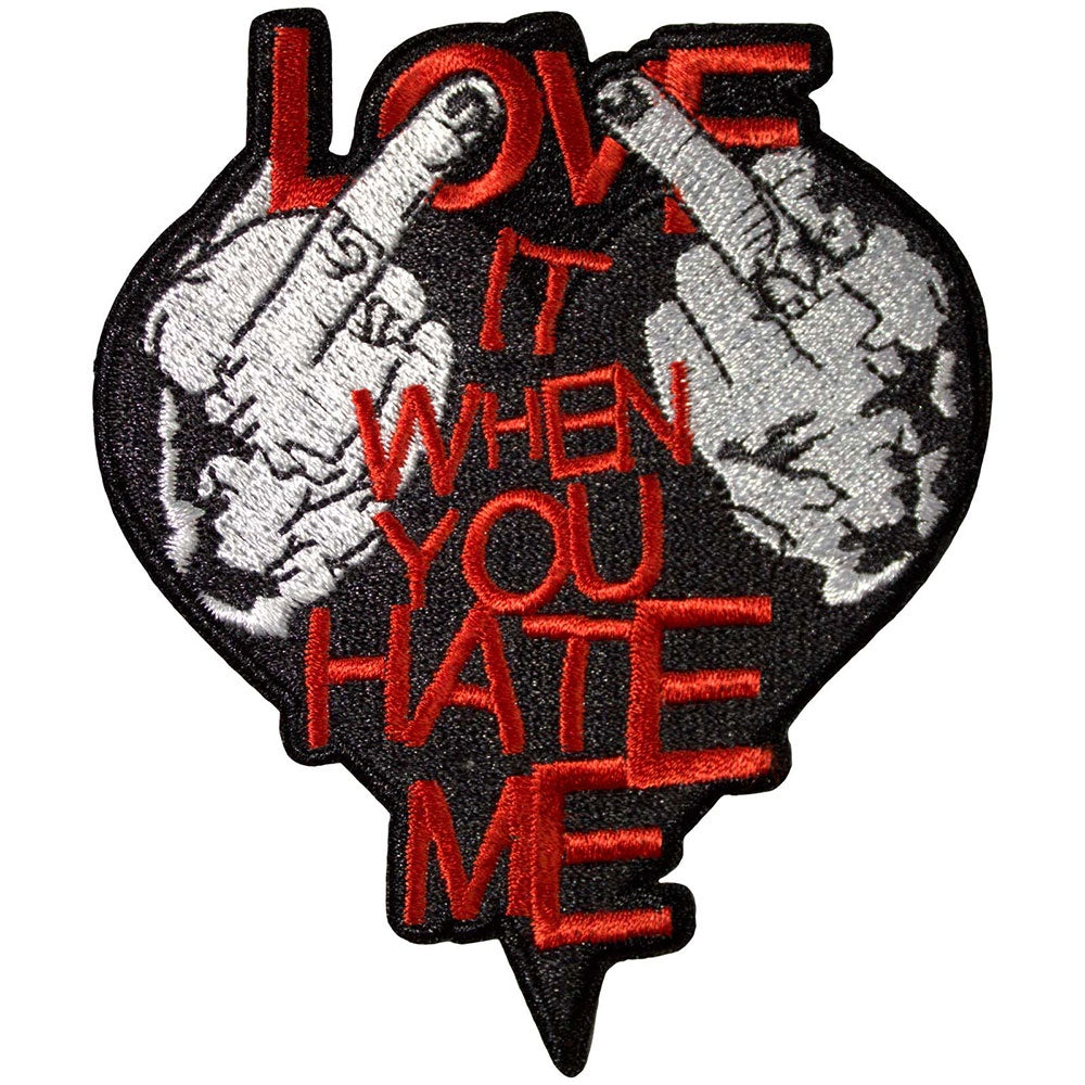 AVRIL LAVIGNE - Love It When You Hate Me Woven Patch