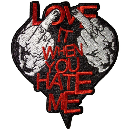 AVRIL LAVIGNE - Love It When You Hate Me Woven Patch