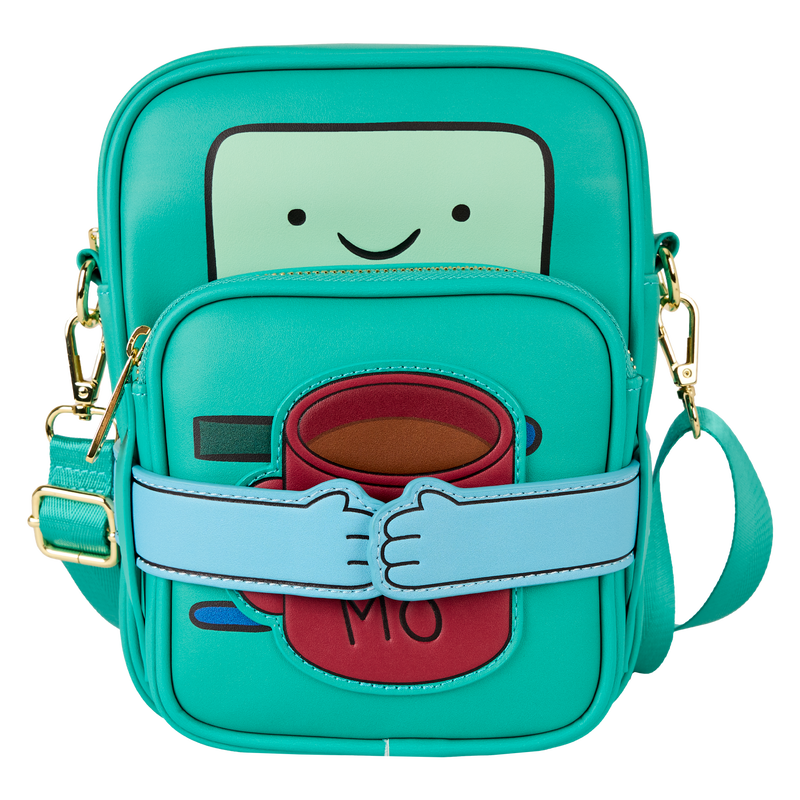 LOUNGEFLY : ADVENTURE TIME - BMO Crossbuddies® Cosplay Crossbody Bag With Coin Bag