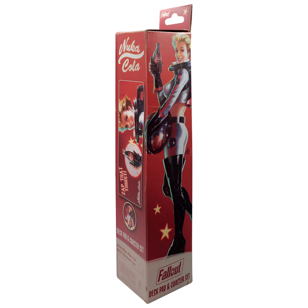 FALLOUT - Nuka-Cola XL Desk Pad & Coaster Set