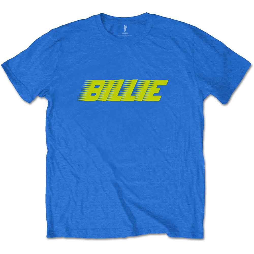 BILLIE EILISH - Racer Logo FP Blue T-Shirt