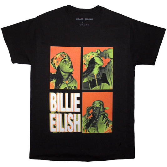 BILLIE EILISH - 3 Photo Logo T-Shirt