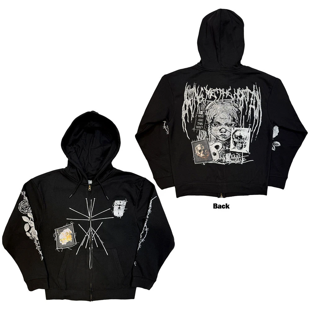 BRING ME THE HORIZON - Nailed Symbol Zip Hoodie