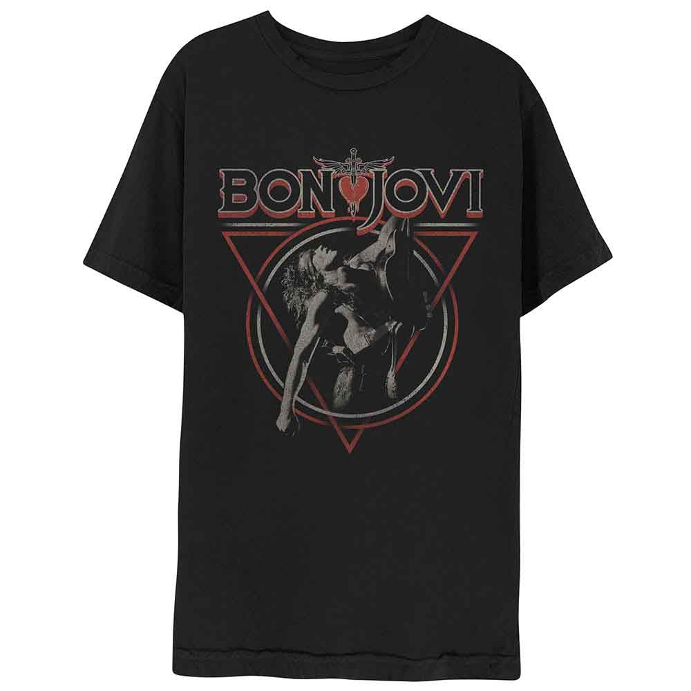 BON JOVI - Triangle Overlap T-Shirt