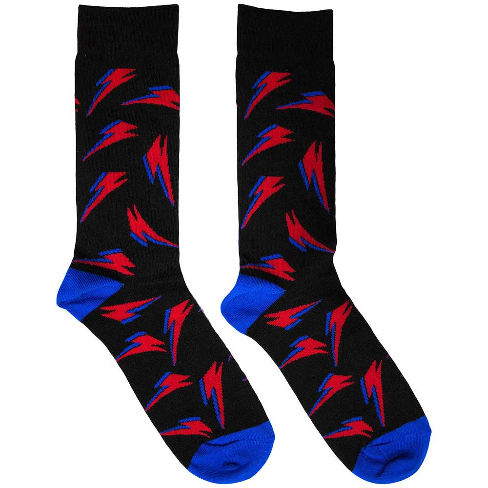 DAVID BOWIE - Flash Pattern Socks (6-11)