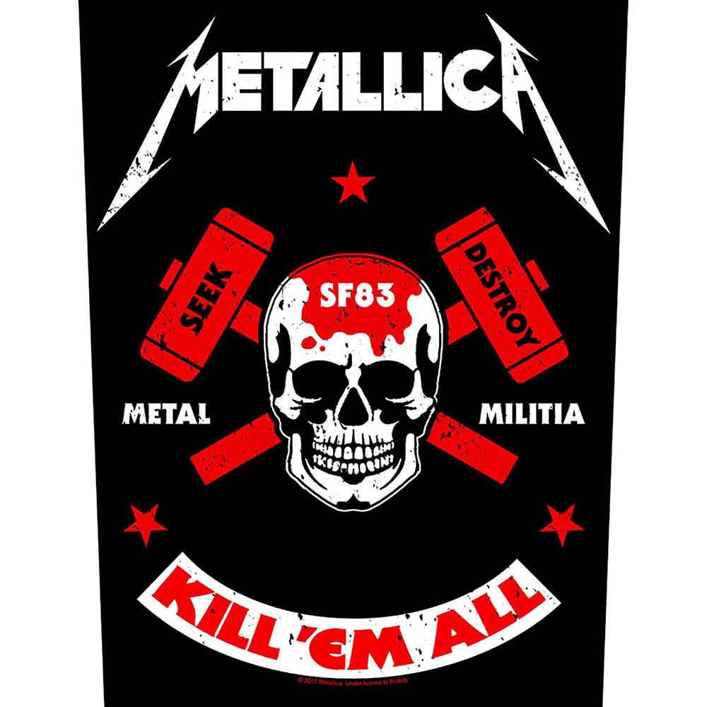 METALLICA - Metal Militia Back Patch