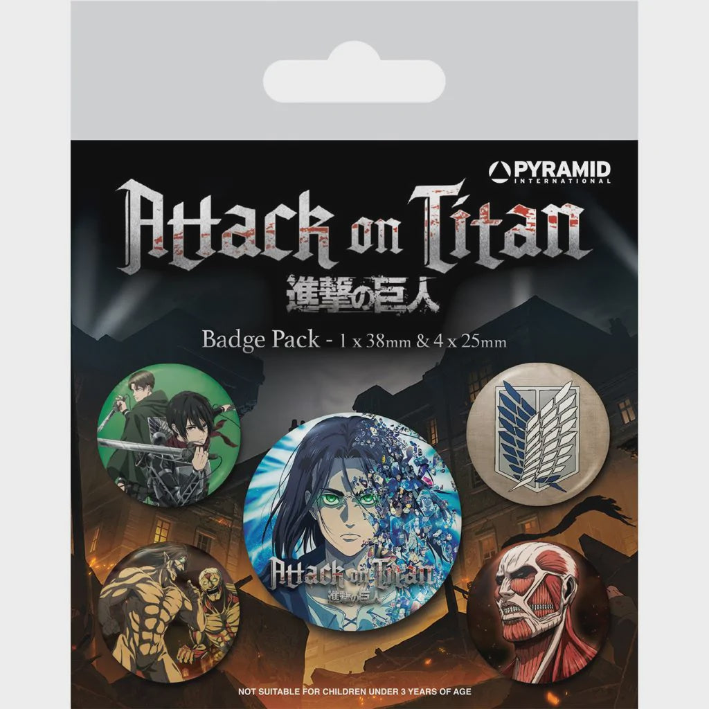 ATTACK ON TITAN - S4 Badge Pack