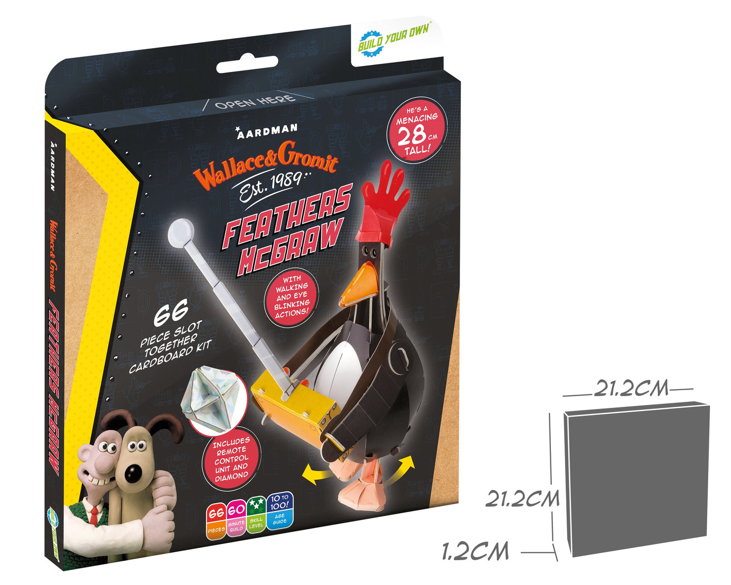 AARDMAN - Wallace & Gromit Build Your Own Feathers McGraw