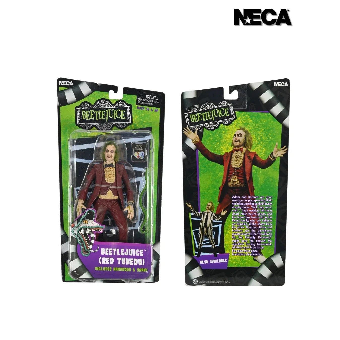 BEETLEJUICE - Red Tuxedo 7" Neca Figure