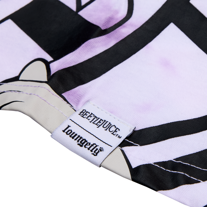 LOUNGEFLY : BEETLEJUICE - Beetlejuice & Lydia Deetz Tie-Dye Unisex Tee