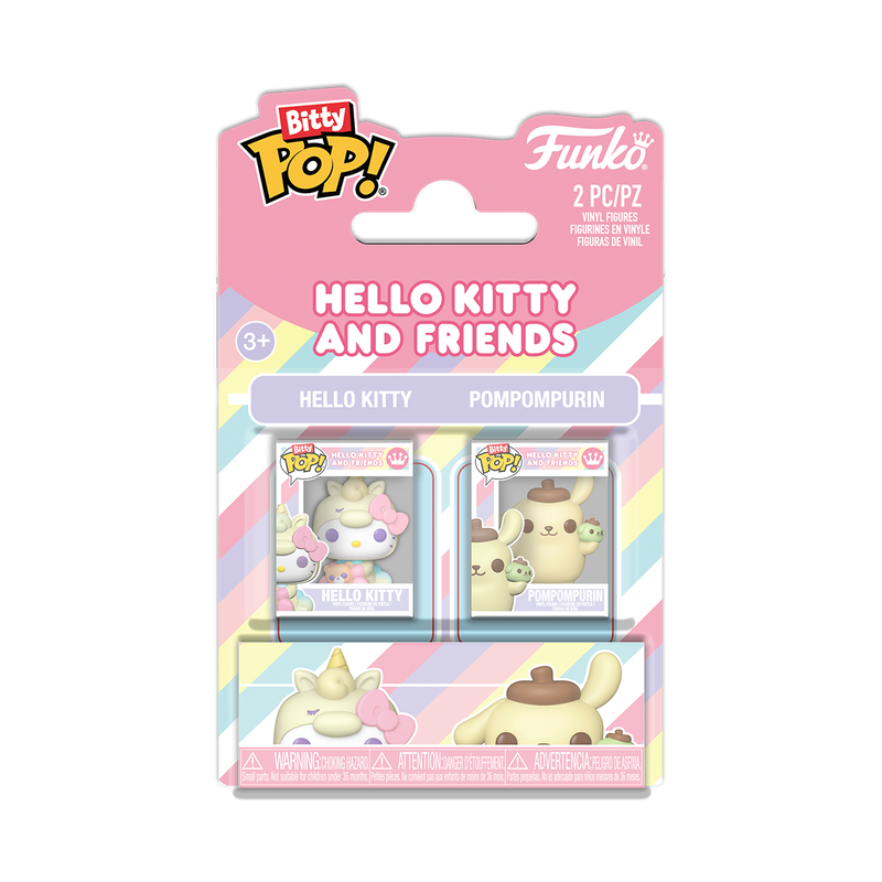 HELLO KITTY & FRIENDS - Hello Kitty & Pompompurin Funko Bitty Pop! 2-Pack