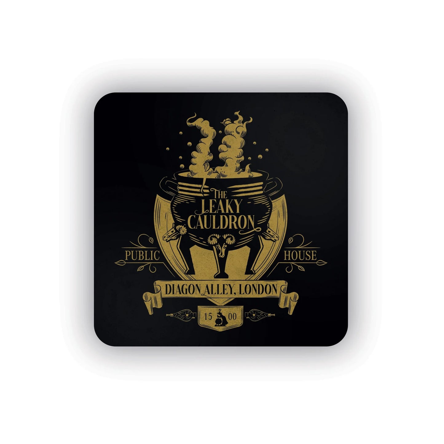 HARRY POTTER - Leaky Cauldron Public House Coaster
