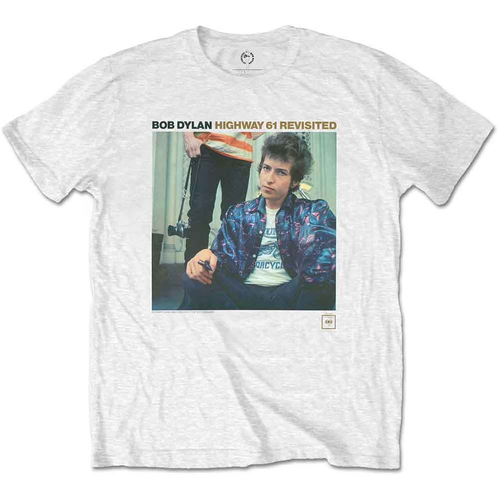BOB DYLAN - Highway 61 Revisited White T-shirt