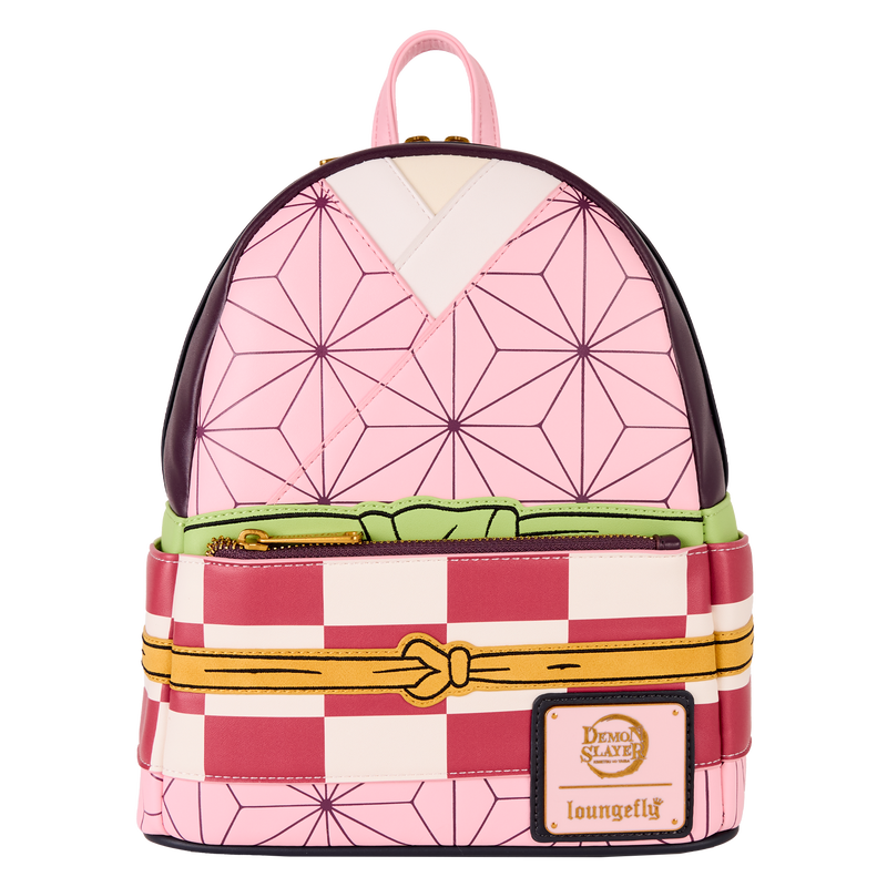 LOUNGEFLY : DEMON SLAYER - Nezuko Kamado Cosplay Mini Backpack
