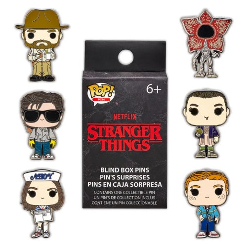 LOUNGEFLY : STRANGER THINGS - Characters Blind Box Mystery Pin Badge