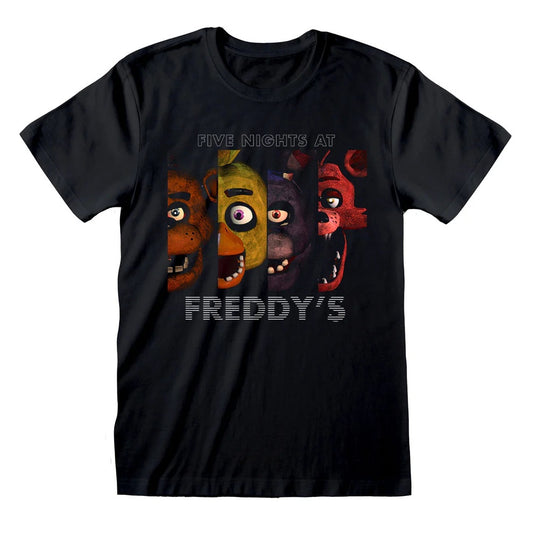 FIVE NIGHTS AT FREDDY'S - Panel X4 Characters T-Shirt