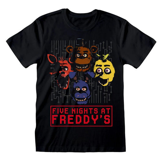 FIVE NIGHTS AT FREDDY'S - 4 Heads T-Shirt