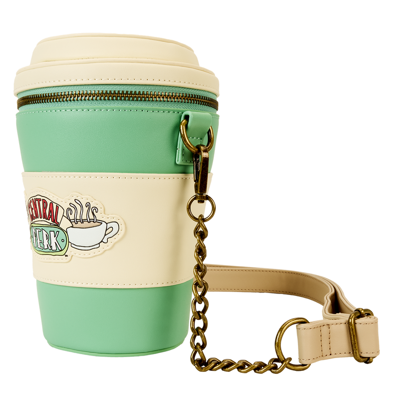 LOUNGEFLY : FRIENDS - Central Perk To-Go Coffee Cup Figural Scented Crossbody Bag