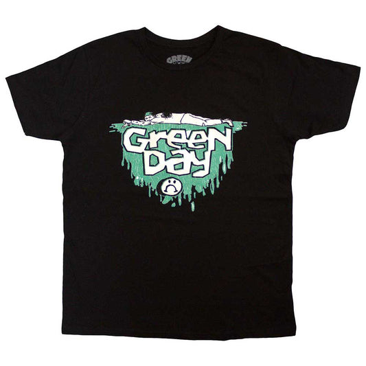 GREEN DAY - Kerplunk Logo Sad Face T-Shirt