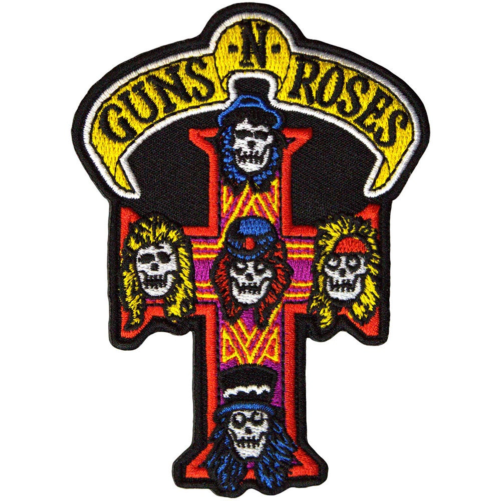 GUNS N' ROSES - Appetite For Destruction Cross Woven Patch