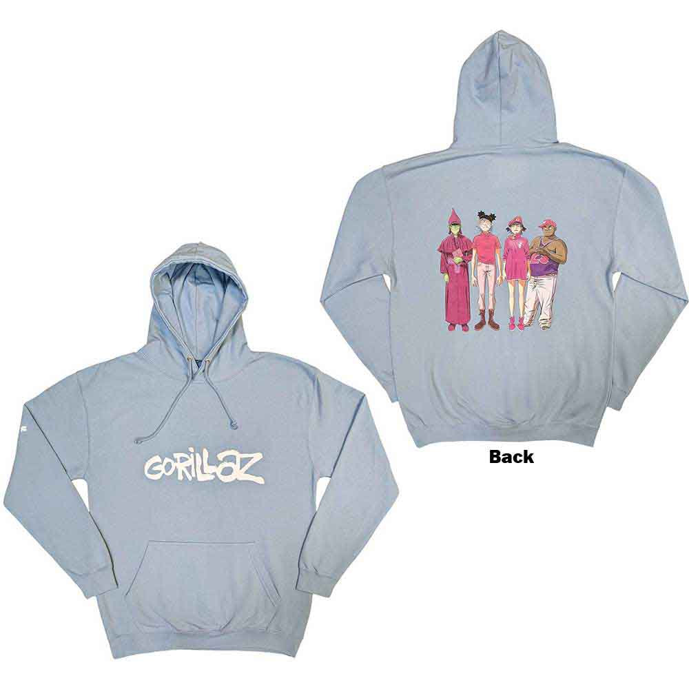 GORILLAZ - Cracker Island Light Blue Hoodie