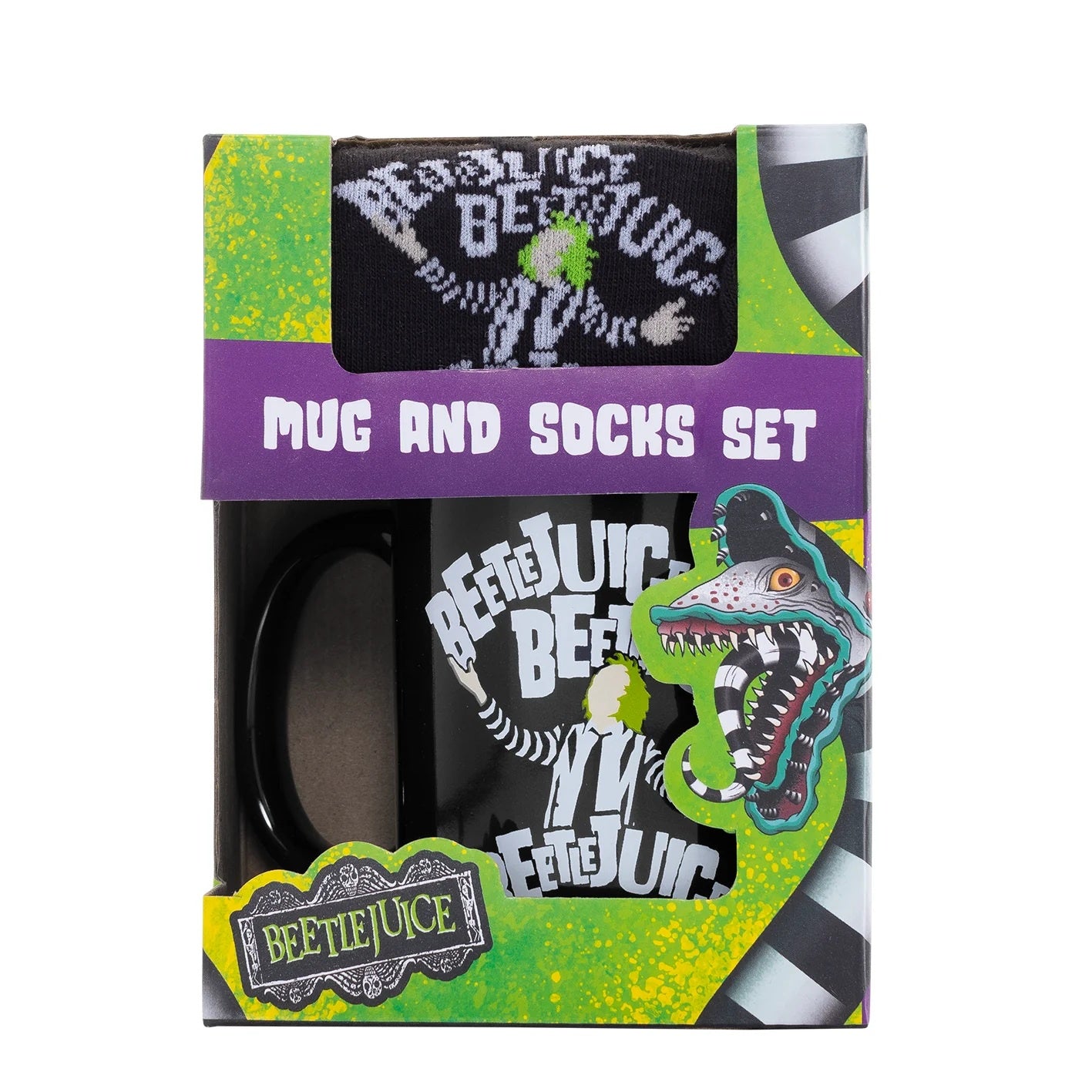BEETLEJUICE - Beetlejuice Beetlejuice Beetlejuice Mug & Sock Set