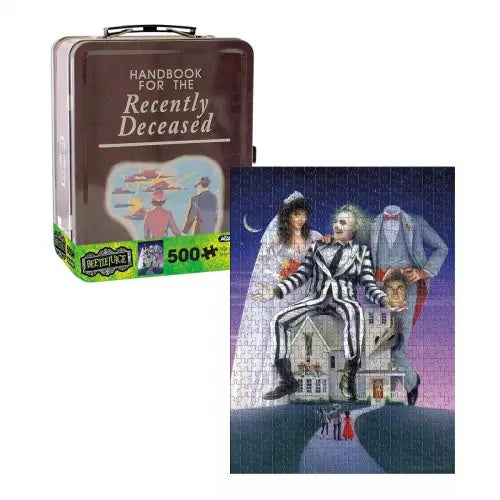 BEETLEJUICE - 500 Piece Jigsaw Puzzle and Metal Lunch Box