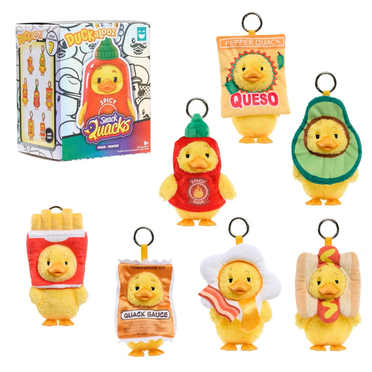 DUCKALOOZ - Snack Quacks Blind Box Bag Charm (1)