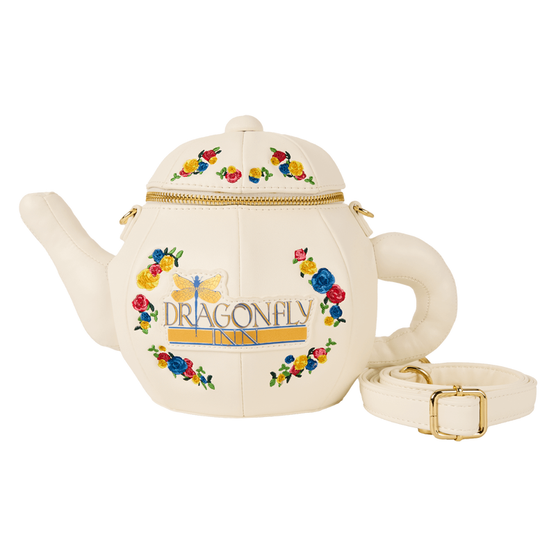 LOUNGEFLY : GILMORE GIRLS - Dragonfly Inn Figural Teapot Crossbody Bag