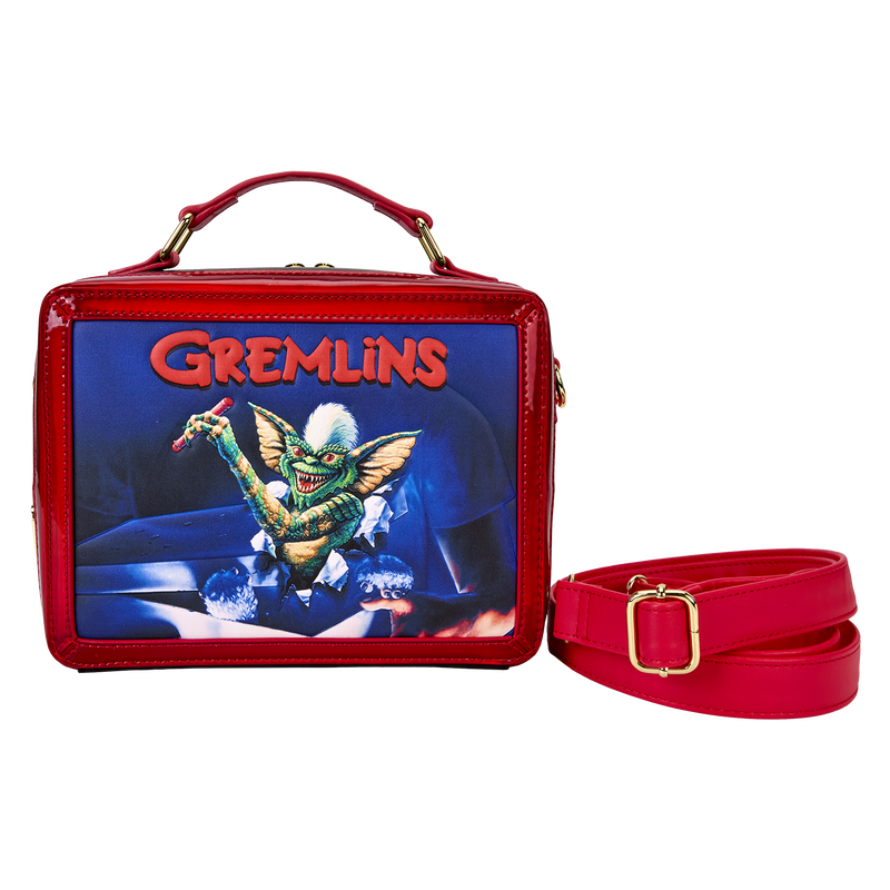 LOUNGEFLY : GREMLINS - 40th Anniversary Vintage Lunchbox Crossbody Bag