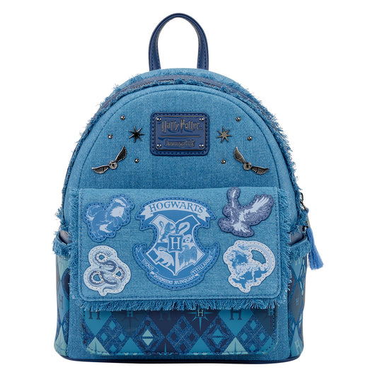 LOUNGEFLY : HARRY POTTER - Denim Mini Backpack