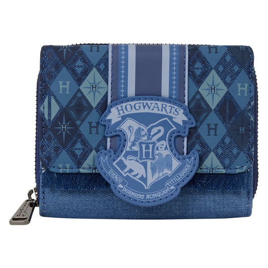 LOUNGEFLY : HARRY POTTER -  Denim Tri-Fold Purse