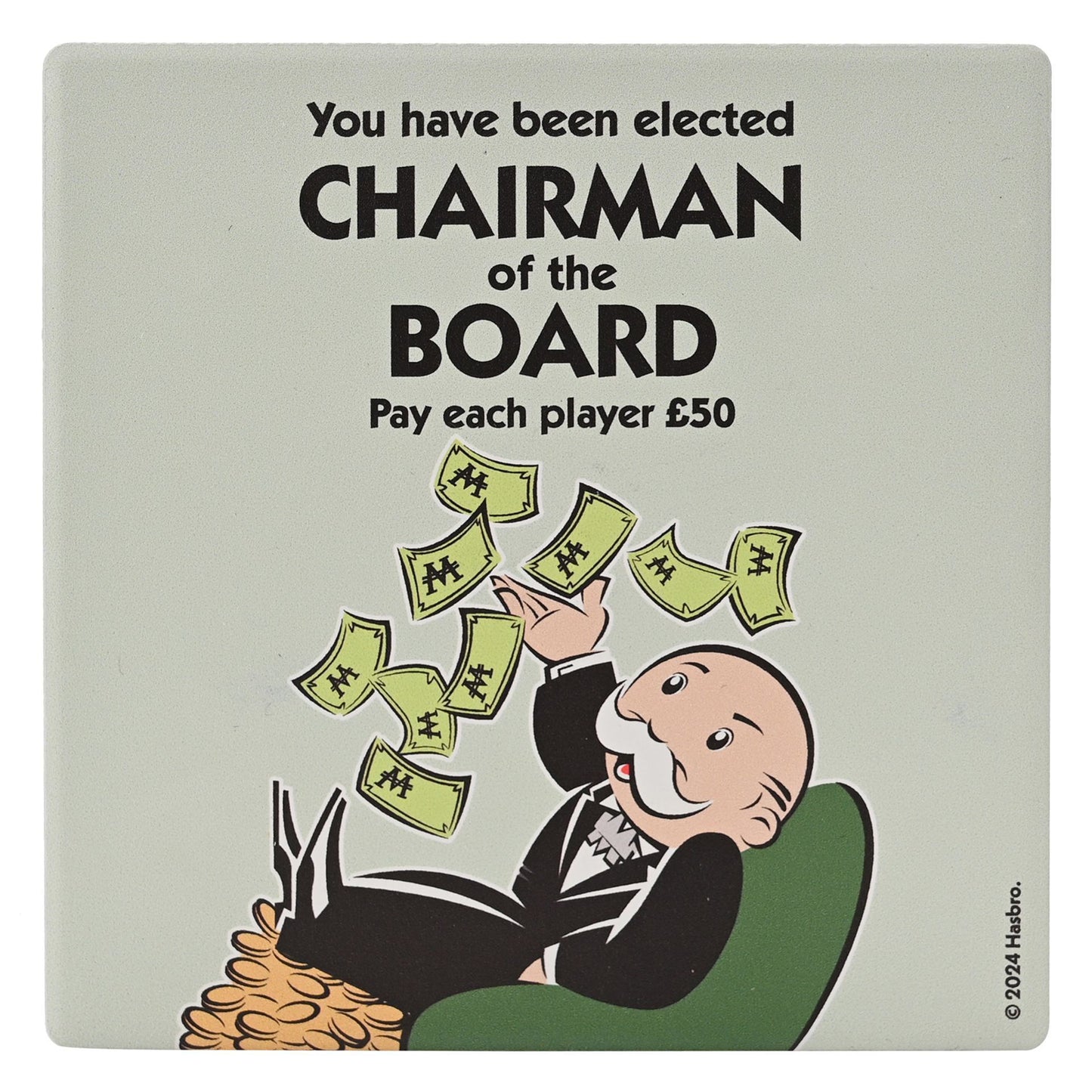 MONOPOLY - Chairman Of The Board Ceramic Coaster