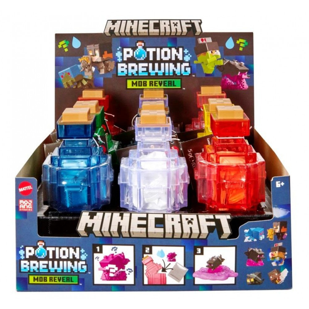 MINECRAFT - Mini Mode Figure & Slimy Brew Potion Particles