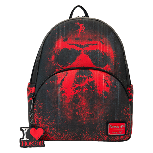 LOUNGEFLY : FRIDAY THE 13th - I Heart Horror Mini Backpack