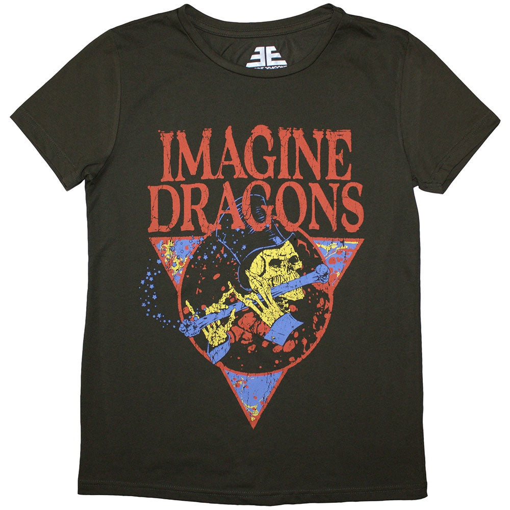 IMAGINE DRAGONS - Skeleton Flute Lady T-Shirt
