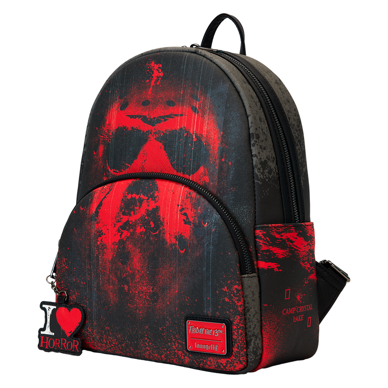 LOUNGEFLY : FRIDAY THE 13th - I Heart Horror Mini Backpack