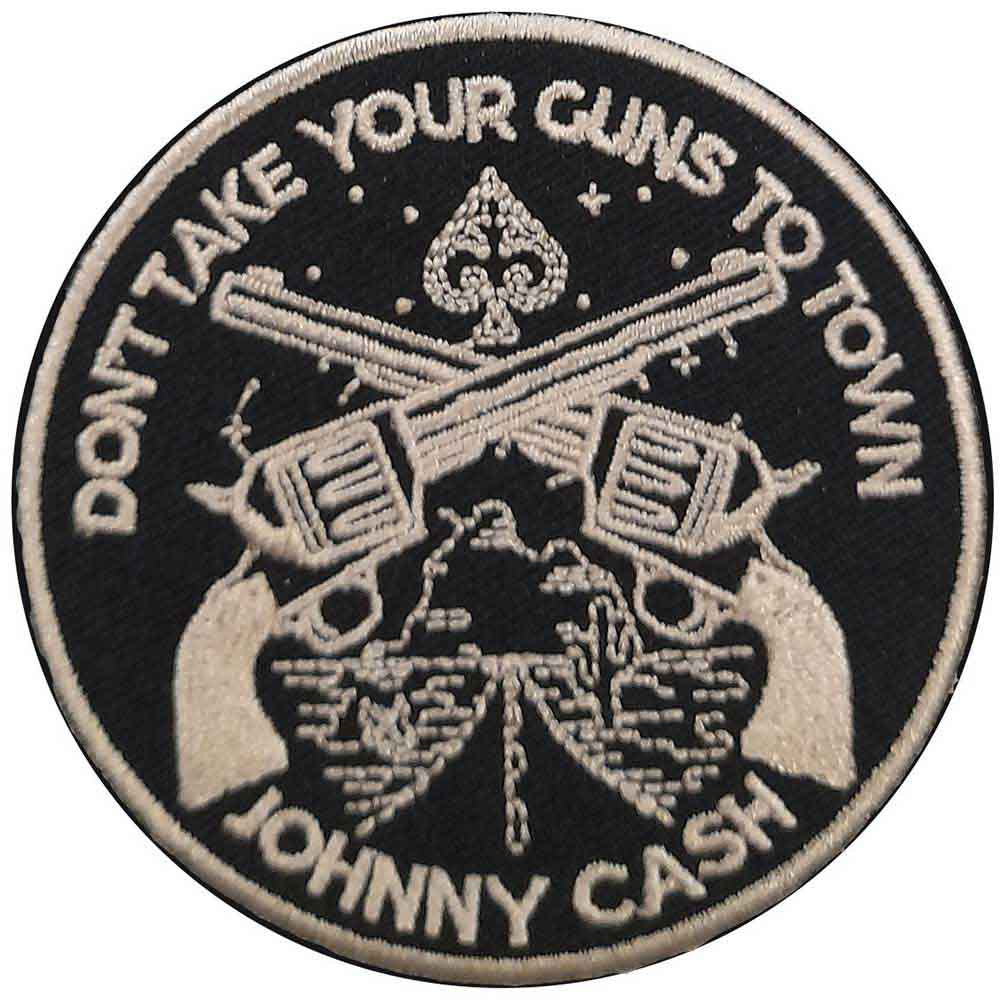 JOHNNY CASH - Don't Take Your Guns Woven Patch