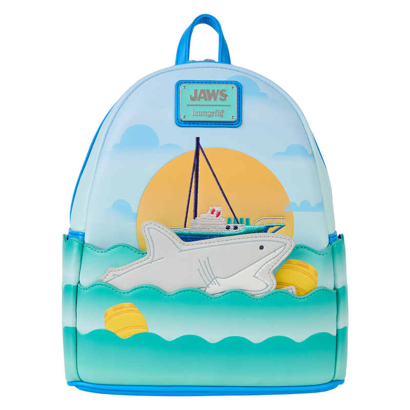 LOUNGEFLY : JAWS - 50th Anniversary Mini Backpack