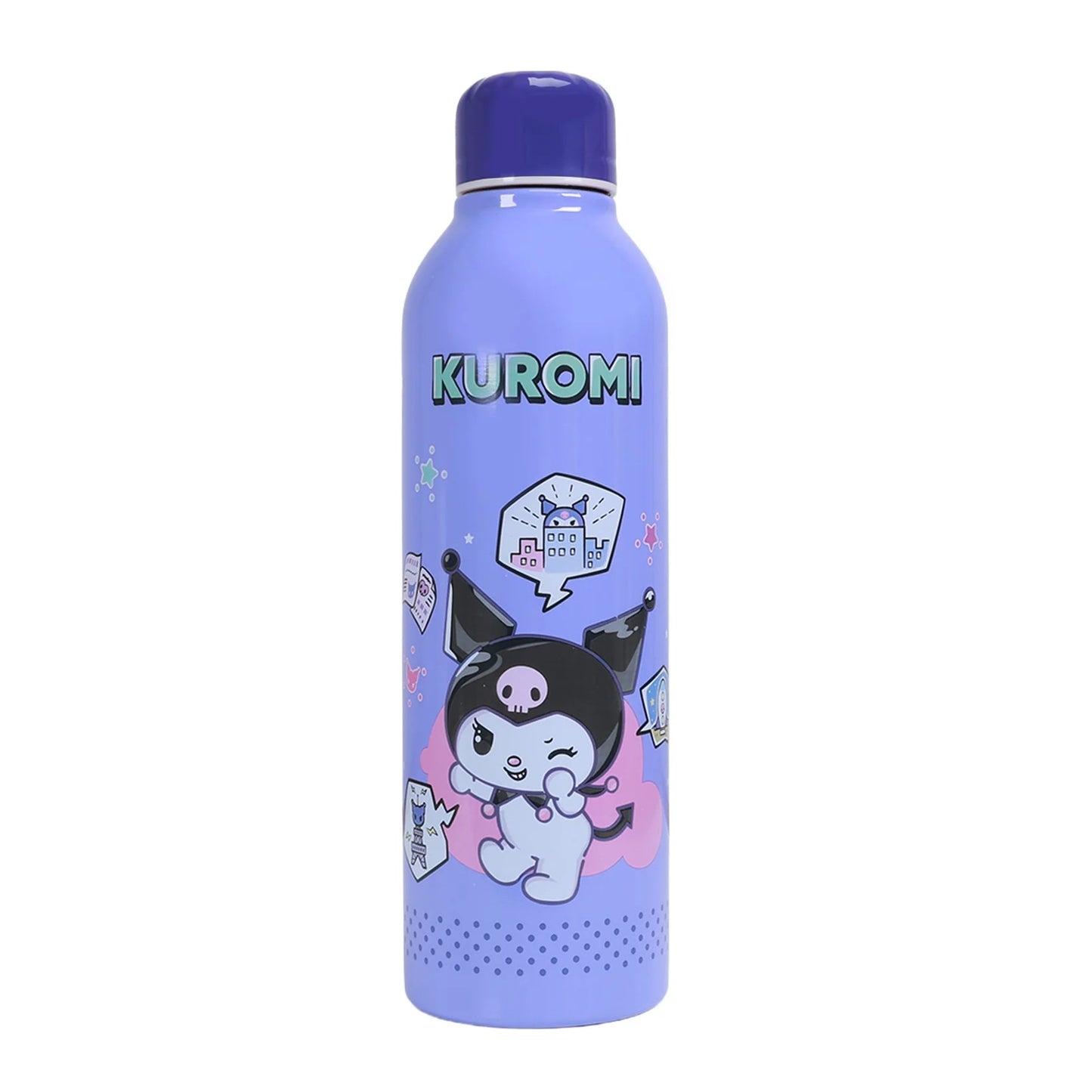 SANRIO - Kuromi Steel Water Bottle (V2)