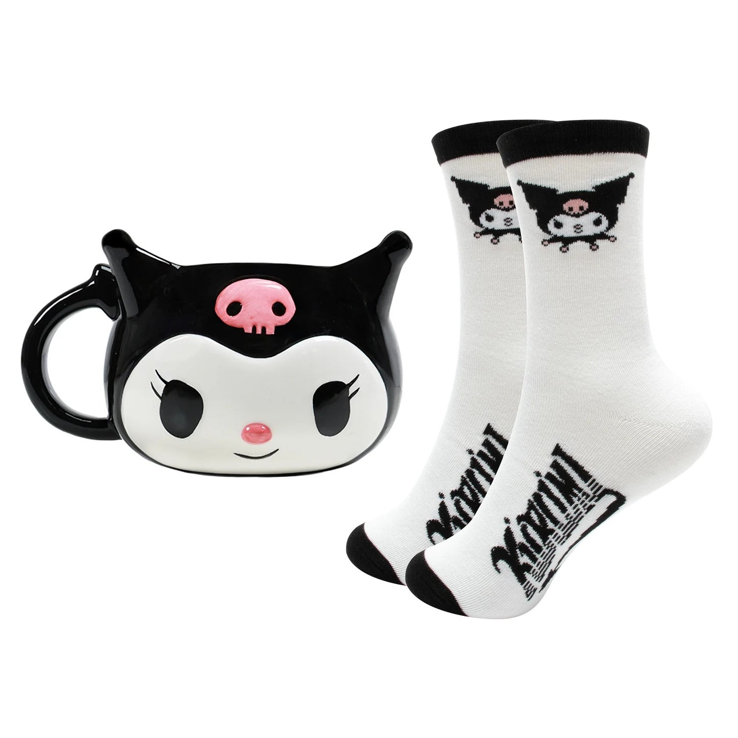 SANRIO - Kuromi 3D Mug & Sock Set