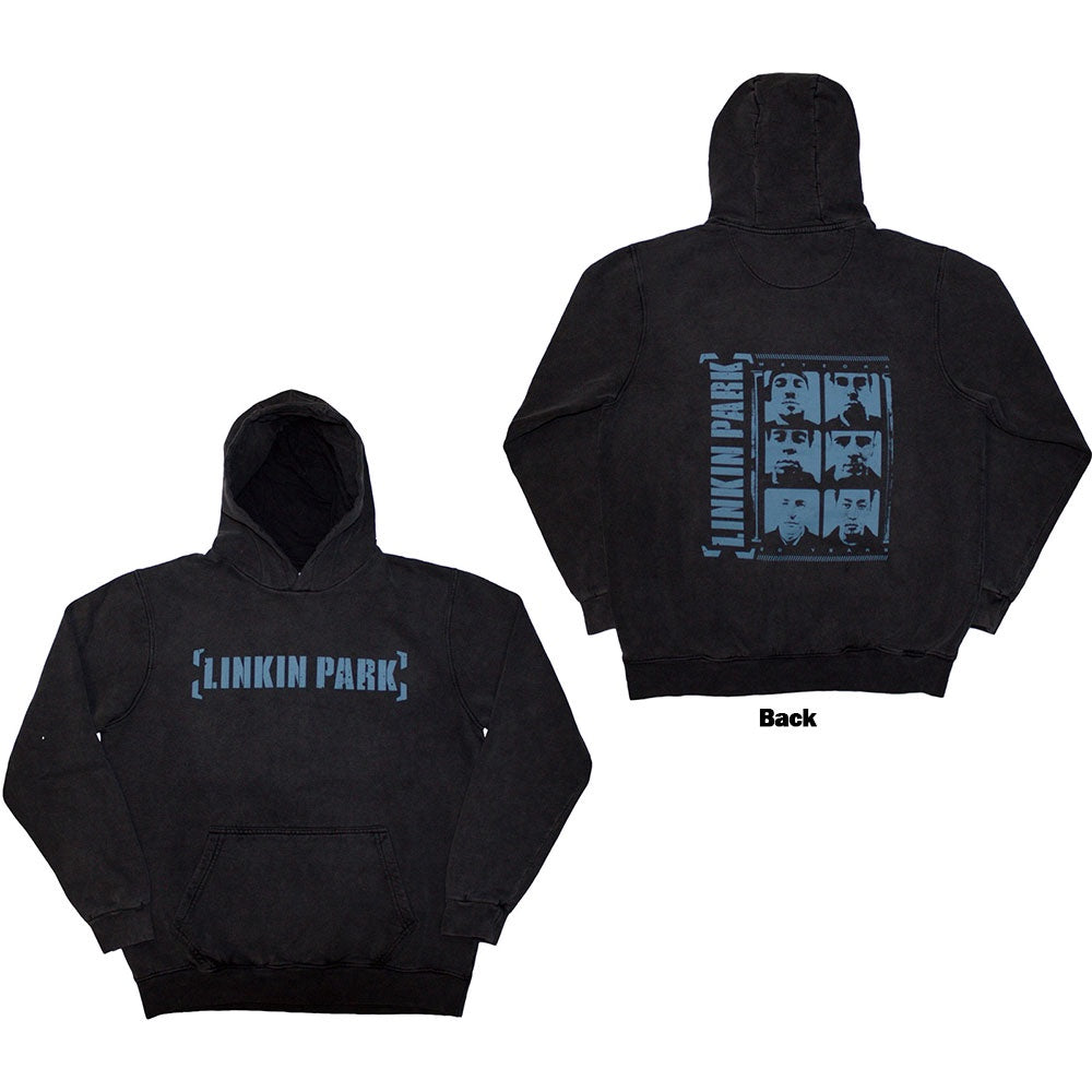 LINKIN PARK - Meteora Portraits Stone Wash Hoodie