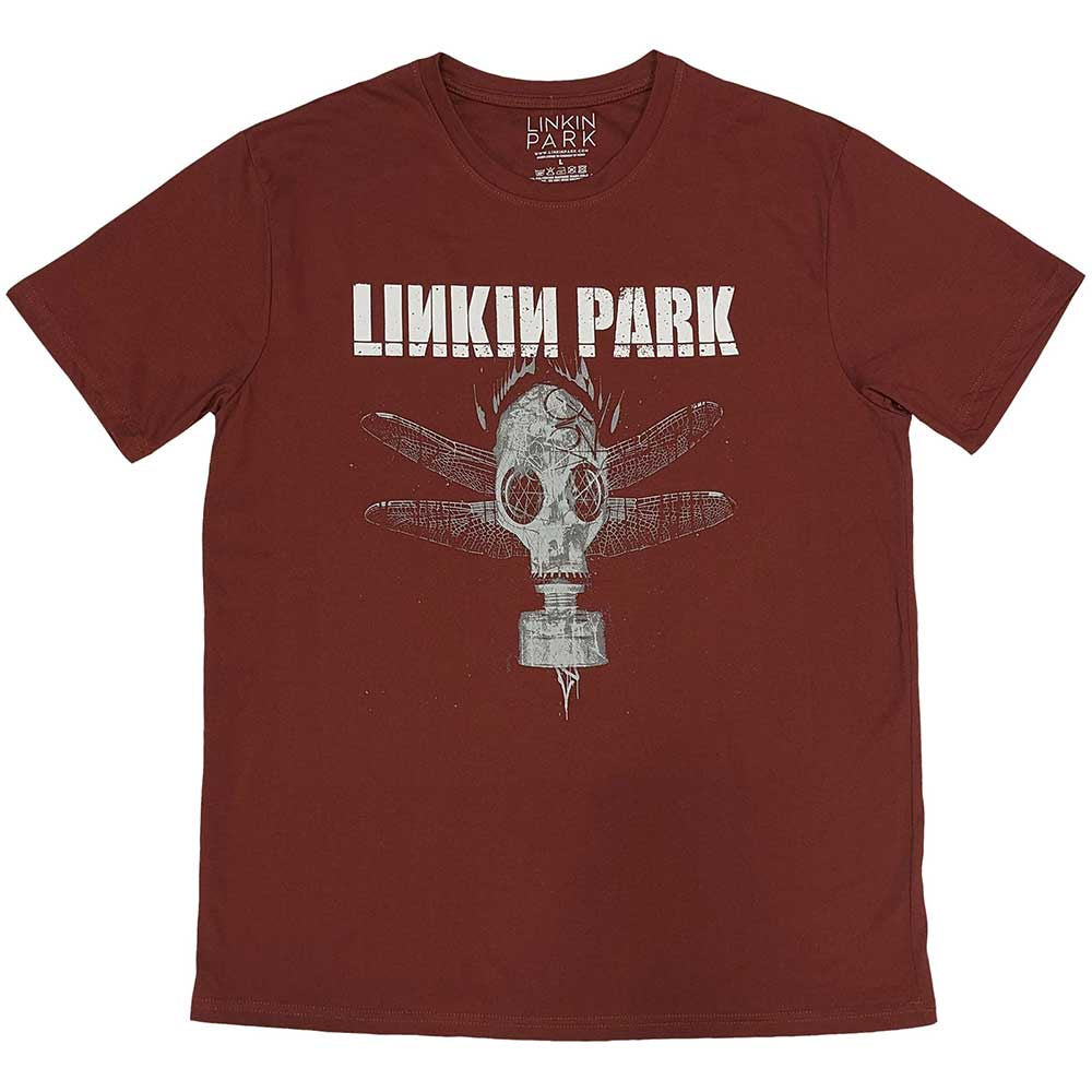 LINKIN PARK - Gas Mask Red T-Shirt