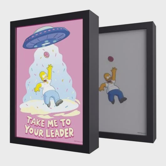 SIMPSONS - Homer LED Framed Print