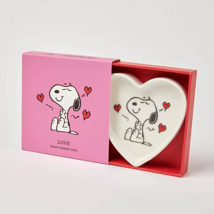 PEANUTS - Snoopy Love Heart Shaped Trinket Dish