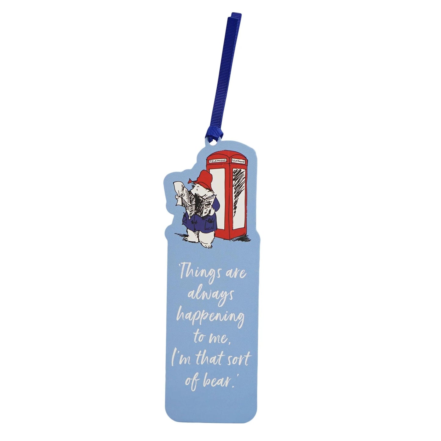 PADDINGTON - Phone Box Shaped Paper Bookmark