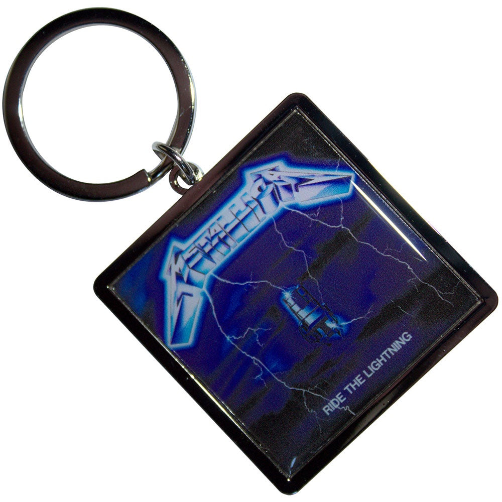 METALLICA - Ride The Lightning Metal Keyring